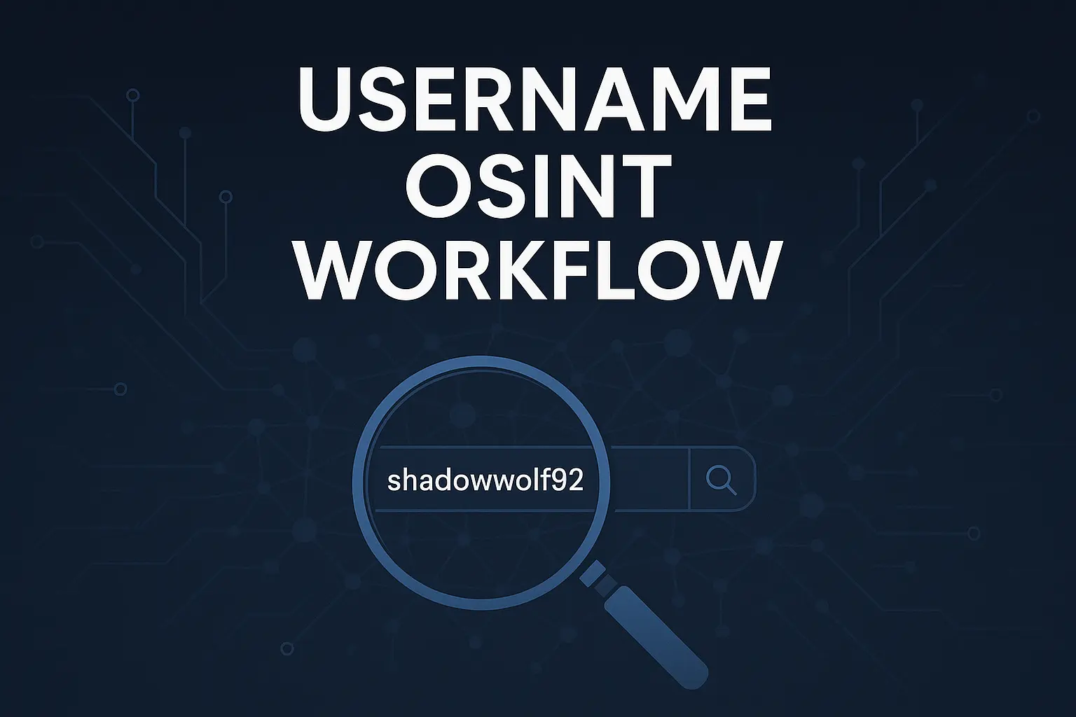 How to Investigate a Username Across the Internet